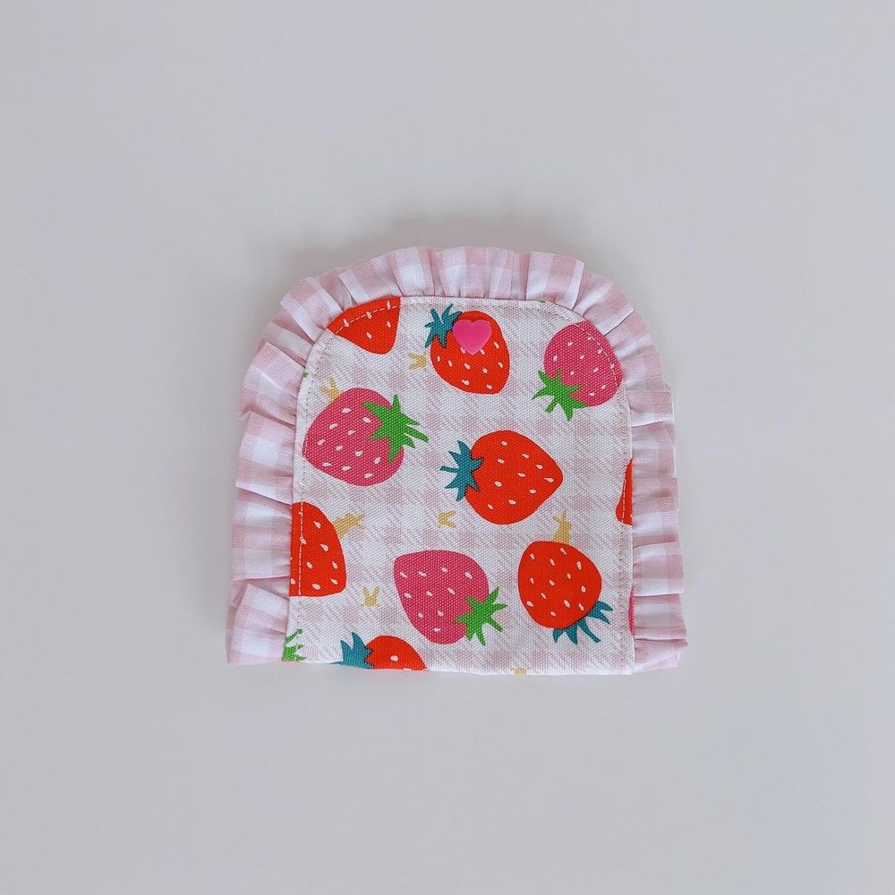 フリルマスクケース(pink)