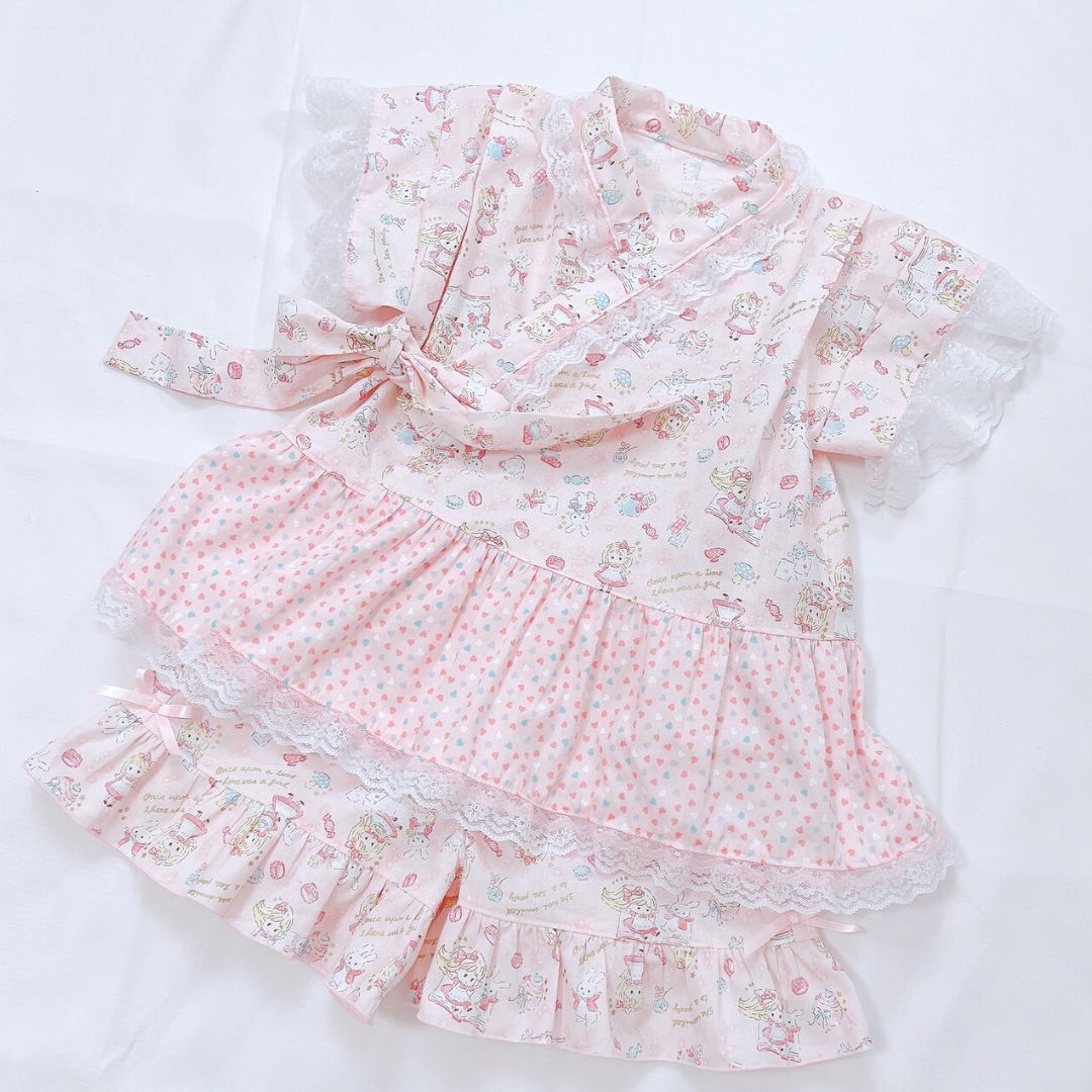 フリル♡甚平ドレス(120)